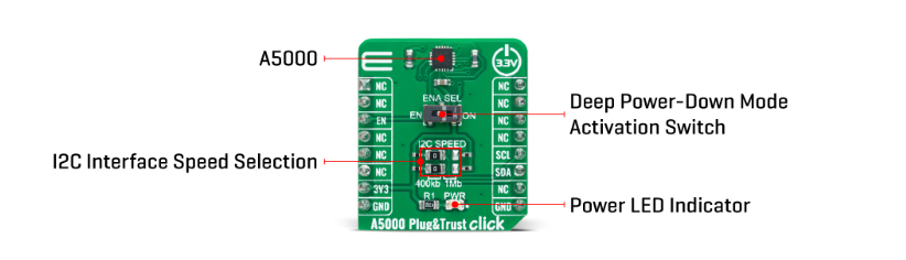 Mikroe A5000 Plug & Trust Click